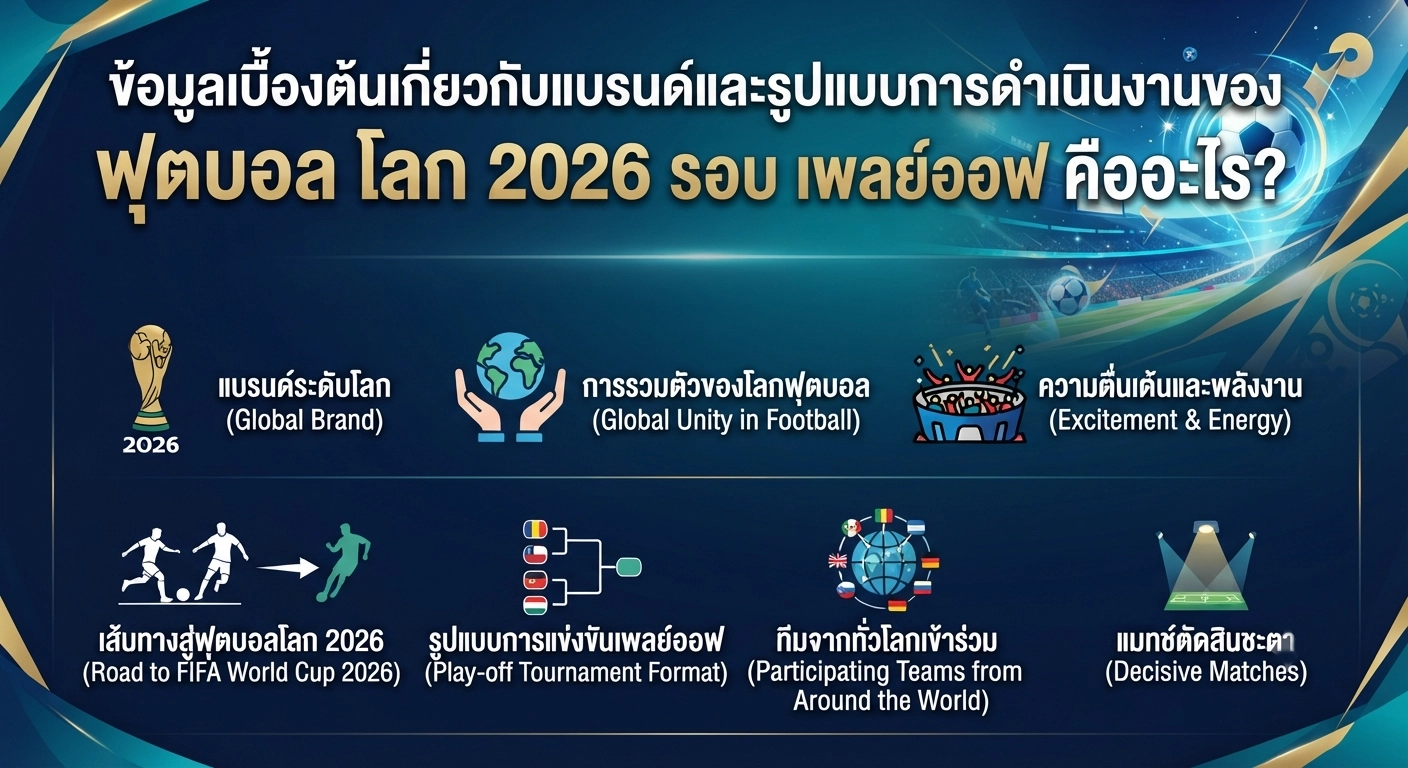 ฟุตบอล โลก 2026 รอบ เพล ย์ ออฟ คืออะไร?